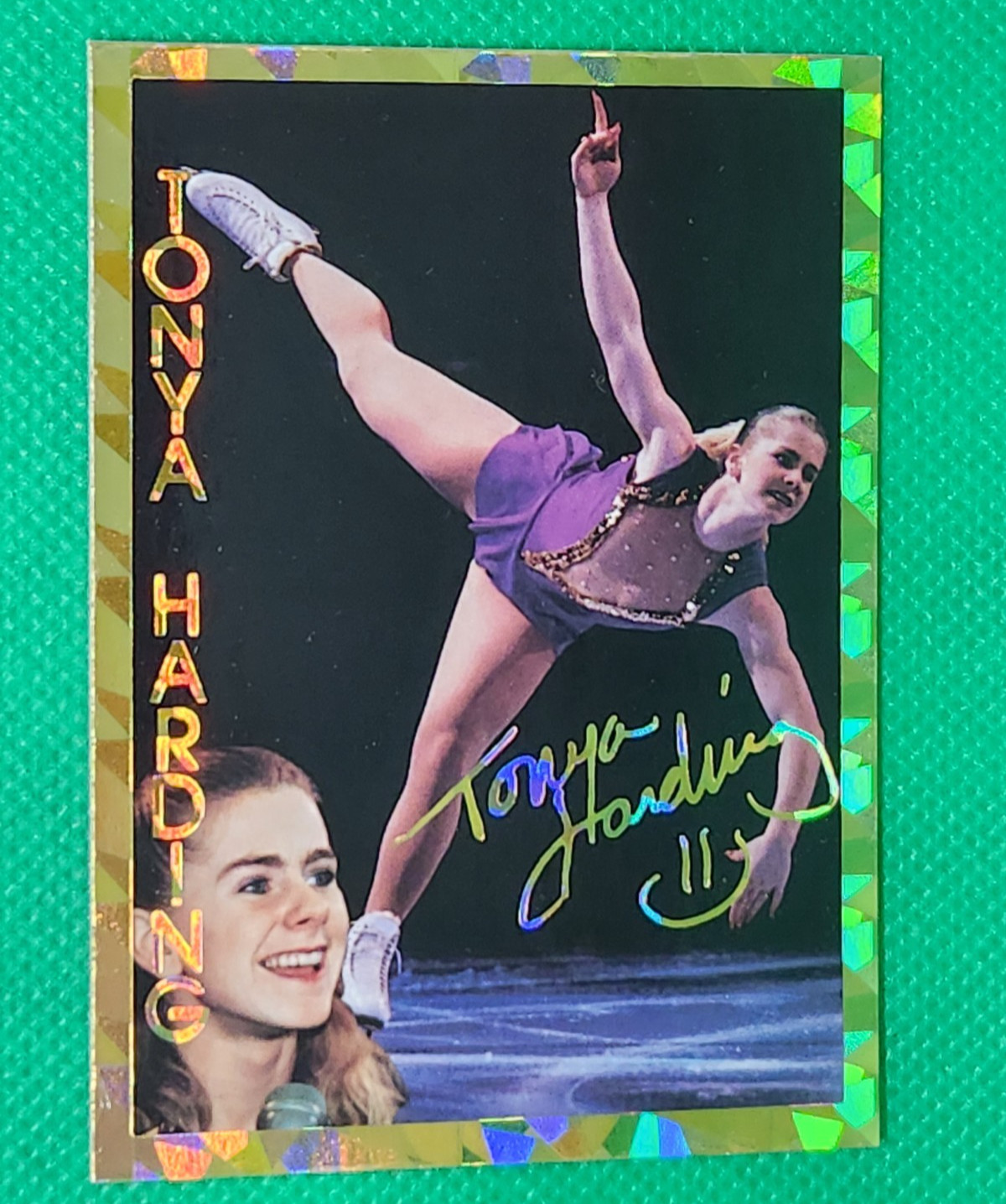 1994/95 Sports Stars GOLD PRISM #120 Tonya Harding ROOKIE Team USA Olympic RARE!