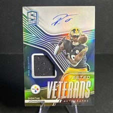 2021 Panini Spectra DIONTAE JOHNSON Vested Veterans AUTO Relic #'d /99 #VV-DJ