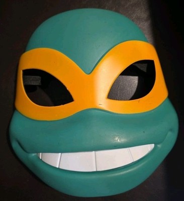 TMNT Michelangelo Face Mask Kids Costume Cosplay Viacom Toys Mutant Turtles