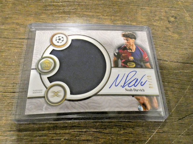 2024-25 Topps Definitive Collection UEFA Club Competitions Noah Darvich /48 RC