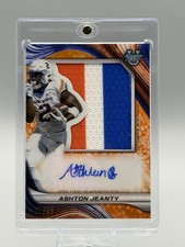 2024 Bowman University’s Best Ashton Jeanty Relic Auto 17/49  Player Worn Patch