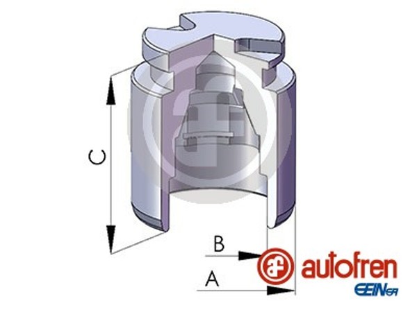 Autofren Seinsa Kolben Bremssattel D025119 FüR 323 Premacy 626 Mazda CP BJ GW 5-image