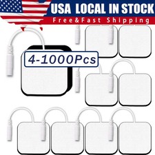 40 TENS Electrode Pads EMS Replacement Unit 7000 3000 2x2 Muscle Stimulator BULK