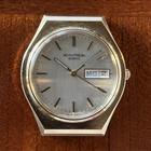Accutron Bulova Quartz Men's Day/Date Watch, needs battery — photo 1