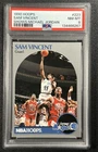 SAM VINCENT PSA 8 1990-91 HOOPS #223 SHOWS MICHAEL JORDAN WEARING #12 MAGIC 6267