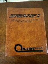 Vintage Apple II Screenwriter II A Professional Word Processing Sierra On-line