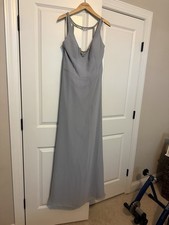 Hayley Paige Chiffon/Lace A-Line Bridesmaid Dress Size 12