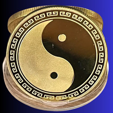 Münze (No.139) Yin-Yang - Symbol für Harmon...