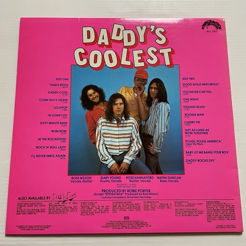 Daddy Cool Daddy’s Coolest Vinyl Record 12” 33 RPM WIZ-1002 Wizard 1982 - Picture 10 of 24