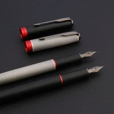 JINHAO 75 Fountain Pen - Checkered Ash with Black Nib 0.03 in