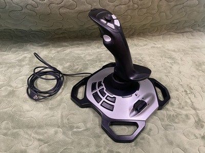 Logitech Extreme 3D Pro Ergonomic USB Wired Joystick Black Silver for PC
