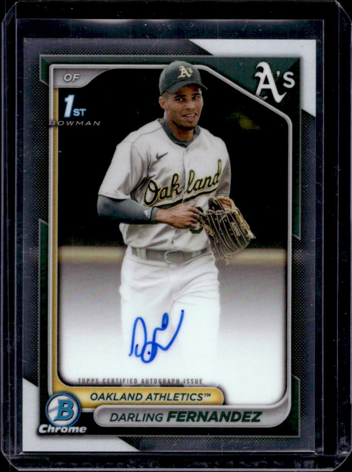 2024 Bowman Chrome Darling Fernandez Auto 1st #CPA-DF Athletics