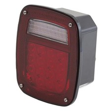 G50925 Stop/Tail/Turn Light Hi Count Led, Red, 3 Stud, Left Hand, 12 V, Blunt