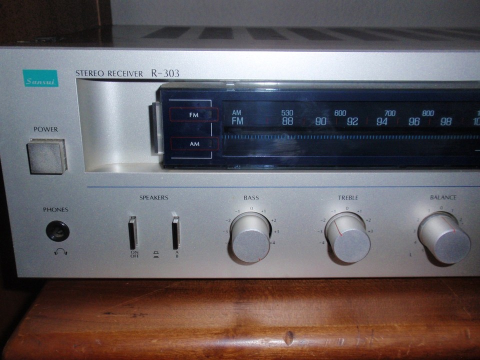 Nice Used Clean Sansui Model R-303 Stereo AM/FM Stereo Receiver Tested ...