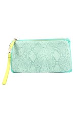 ACCESSORIZE Borsa clutch Donna Borsa turchese-bianco sporco stile casual