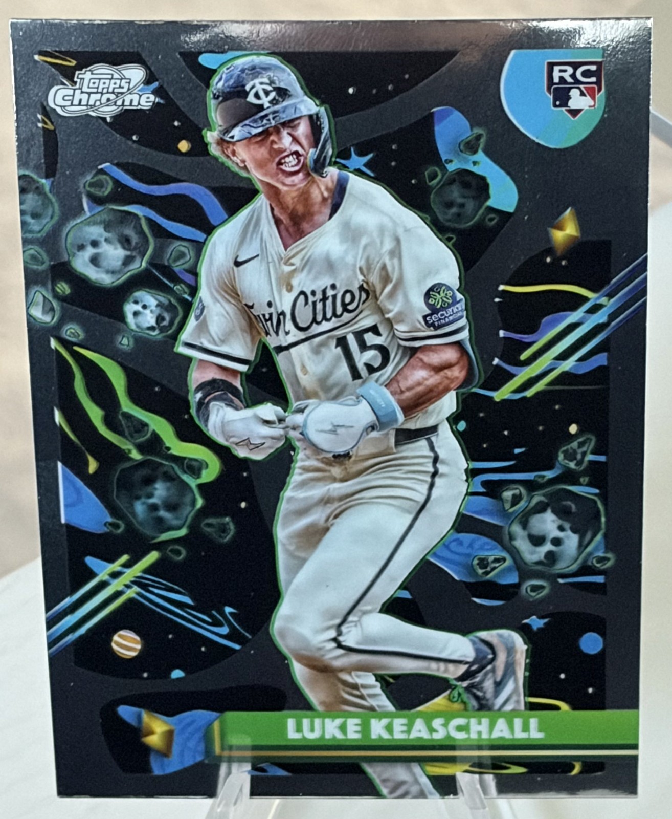 Luke Keaschall 2025 Topps Cosmic Chrome Rookie #153 Minnesota Twins