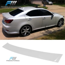 Fits 06-13 Lexus IS250 IS350 Sedan OE Style Unpainted Gray Rear Roof Spoiler ABS