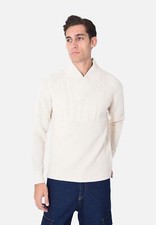 Maglione Uomo Invernale Scollo a V Tinta Unita Made in Italy Pullover Slim Fit