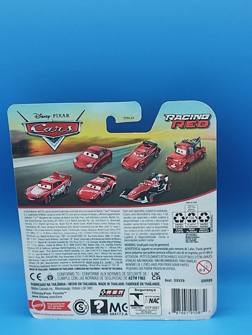 正規品 マテル ピクサー カーズ レーシングレッド 6種フルコンプセット Genuine Mattel Pixar Cars Racing Red 6 types full complete