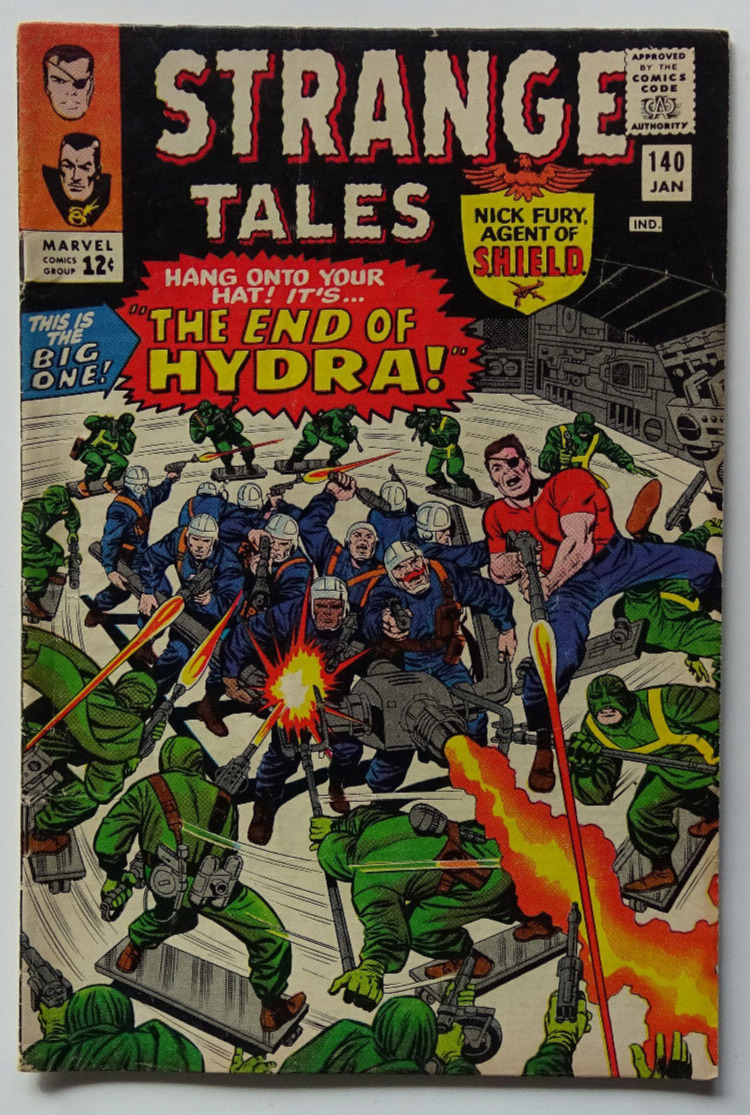Comic Book- Strange Tales #140 S.H.I.E.L.D. / Dr Strange 1966 
