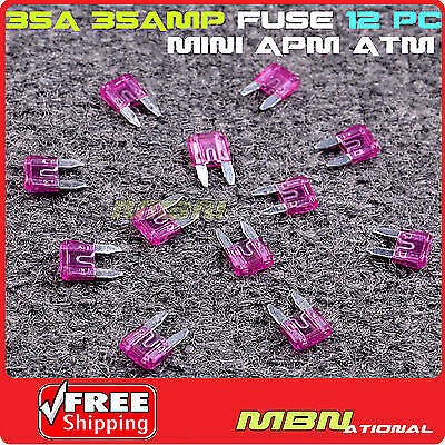 <!--F#f_0-->35 AMP 35A Mini APM ATM Blade Fuse Toyota Honda Scion For Subaru Acura 12 PCS<!--F/-->