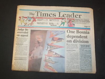 1995 SEP 9 WILKES-BARRE TIMES LEADER -ONE BOSNIA DEPENDENT ON DIVISION - NP 7577