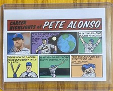 2022 Topps Heritage Pete Alonso 1973 Topps Comics Insert #73TC-14