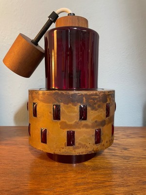 Nanny Still McKinney Lampe Kupferglas Copper Lamp Mid Century Designklassiker