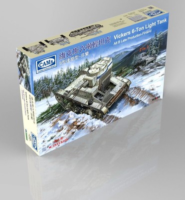 Riich Models 1:35 CV35A009 Finnish Vickers 6-Ton light tank Alt B Late Productio