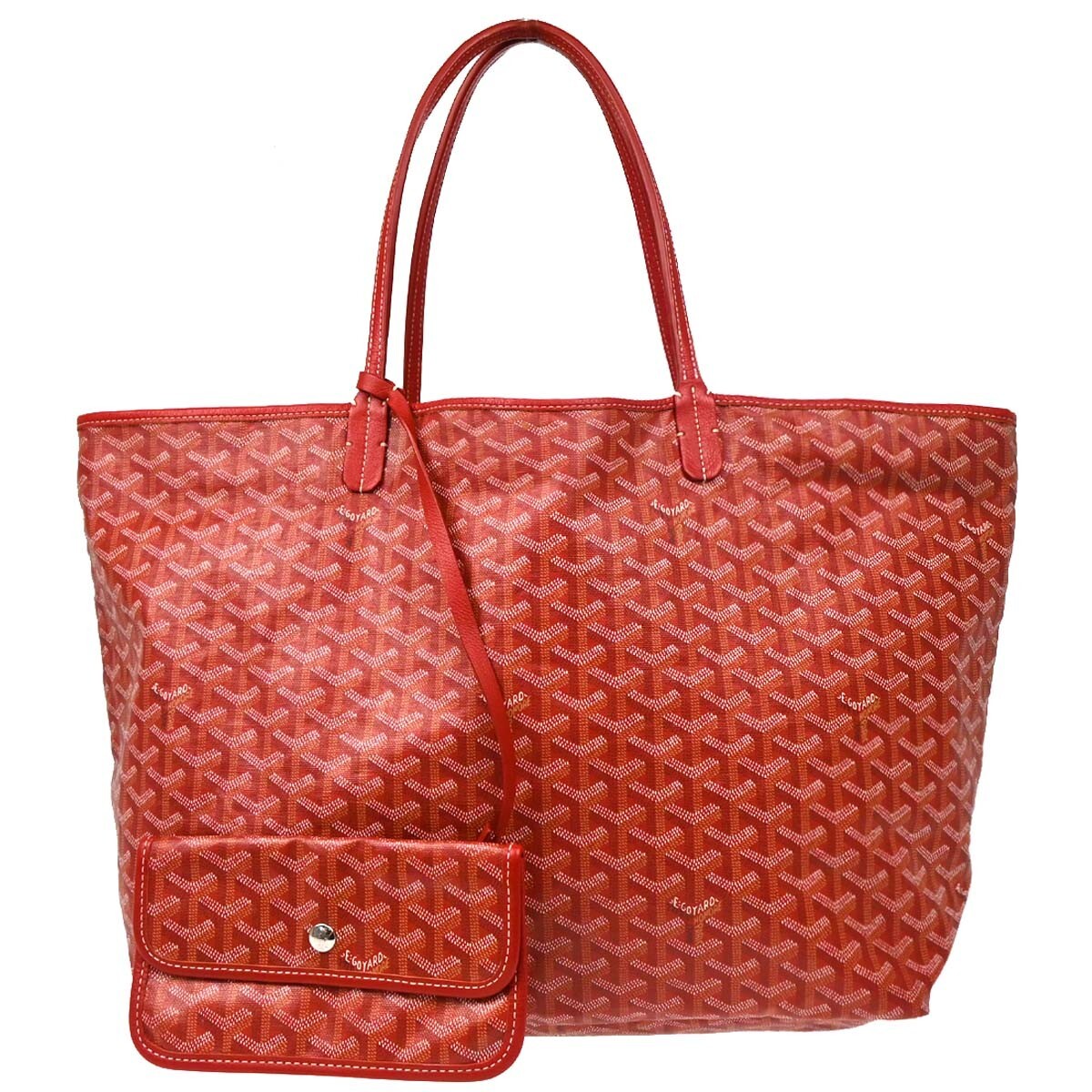 Goyard Red Saint Louis GM Tote Handbag MIA020183 184467 | eBay