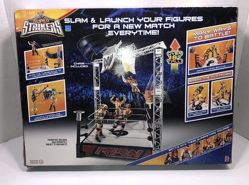 WWE Raw Wrestling Super Strikers Slam n Launch Arena. Neu und versiegelt - Bild 2 von 2