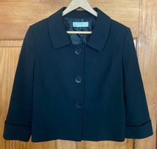 Tahari Arthur S. Levine Classics Women's Blazer Jacket Size 12 Black