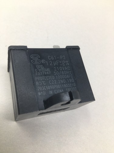 Nuevo Condensador C61-P2 12 uF, 210VAC, 50/60Hz, 10000AFC 85° C22.2NO.190 - Imagen 6 de 10