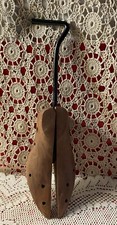 Antique WOOD SHOE STRETCHER with holes for corn  bunion inserts vintage