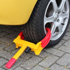 Sabot de voiture Bloque roue Antivol Automobile Remorque Caravane Antidémarrage