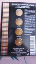 Yves Saint Laurent All Hours Foundation Sample Honey, Bronze, Hazelnut, Coffee