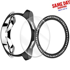 For Samsung Galaxy Watch 42mm SM-R810N Screen Protector Diamond Bezel Ring Cover