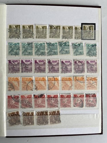 Álbum de colección de estampillas postales suizas Helvetia 300 piezas 064 - Sello - Imagen 10 de 16