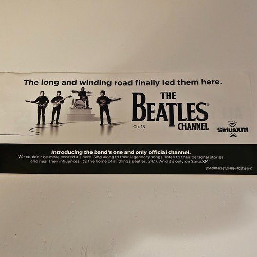 The Beatles Borders Card + Beatles Channel Advertisement - Picture 4 of 4