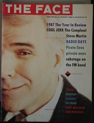 Face Magazine Volume 1 Issue 93 Jan 1988 Steve Martin Review of 1987 Acceptable