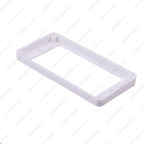 2 Piezas Plástico Fondo Plano Humbucker Pastilla Anillos Guitarra Puente Cuello Marco Para LP - Imagen 11 de 13
