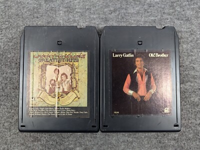 Larry Gatlin 8-Track Tape Lot of 2 - Oh! Brother & Greatest Hits
