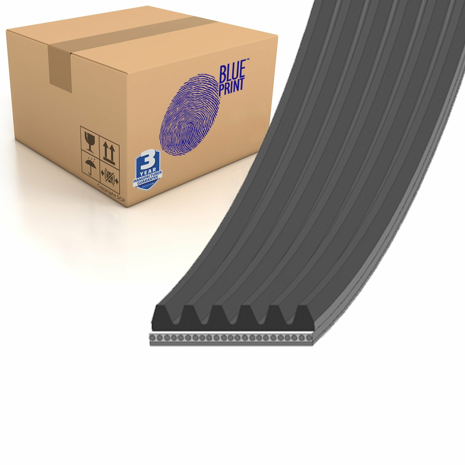 Blueprint AD06R1540 V-Ribbed Belt 1540mm Length Fits Toyota Celica Corolla RAV4 - Image 13