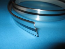 10,99€/m Nierentisch Classic Streifen Umleimer Farbe Silber, antik Jukebox Diner