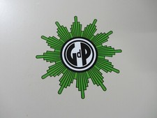 4x Polizei Aufkleber Stern Polizeigewerkschaft Fullcolour GdP Sticker,,,