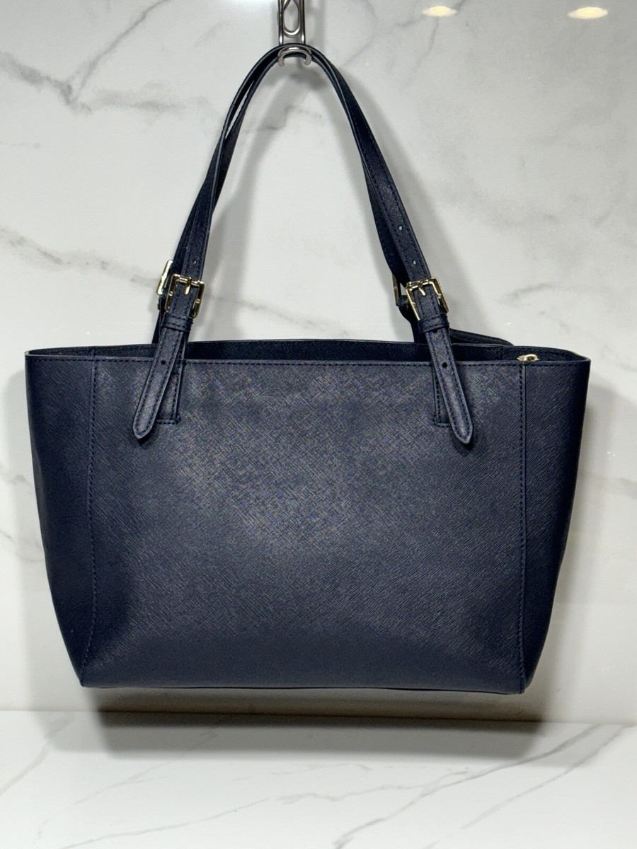 Tory Burch ネイビー レザー バッグ TORY BURCH(トリーバーチ) トートバッグ ネイビー レザー - メルカリ