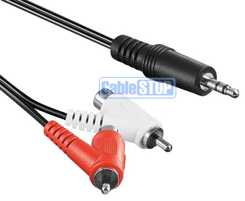 3m 3.5mm Headphone Jack to Twin RCA 