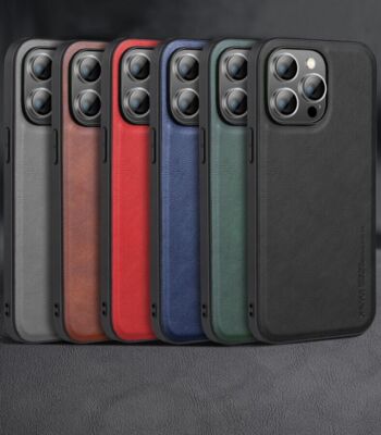 X-level For iPhone 15 Pro Max  Business Soft Leather Case Luxury Back Cover