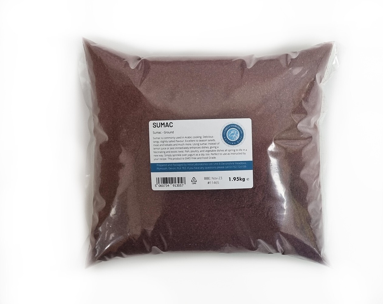 Sumac 1.95kg, Ground Powder, Spice Mix, Turkey, Sumak, No salt, Premium Quality