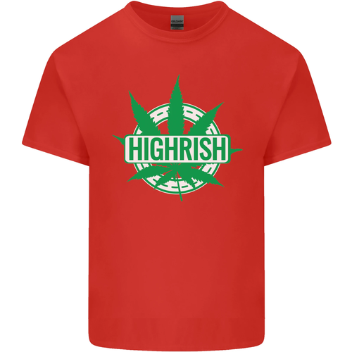 Highrish St Patricks Day Weed Drugs Funny Kids T-Shirt Childrens - Picture 5 of 77